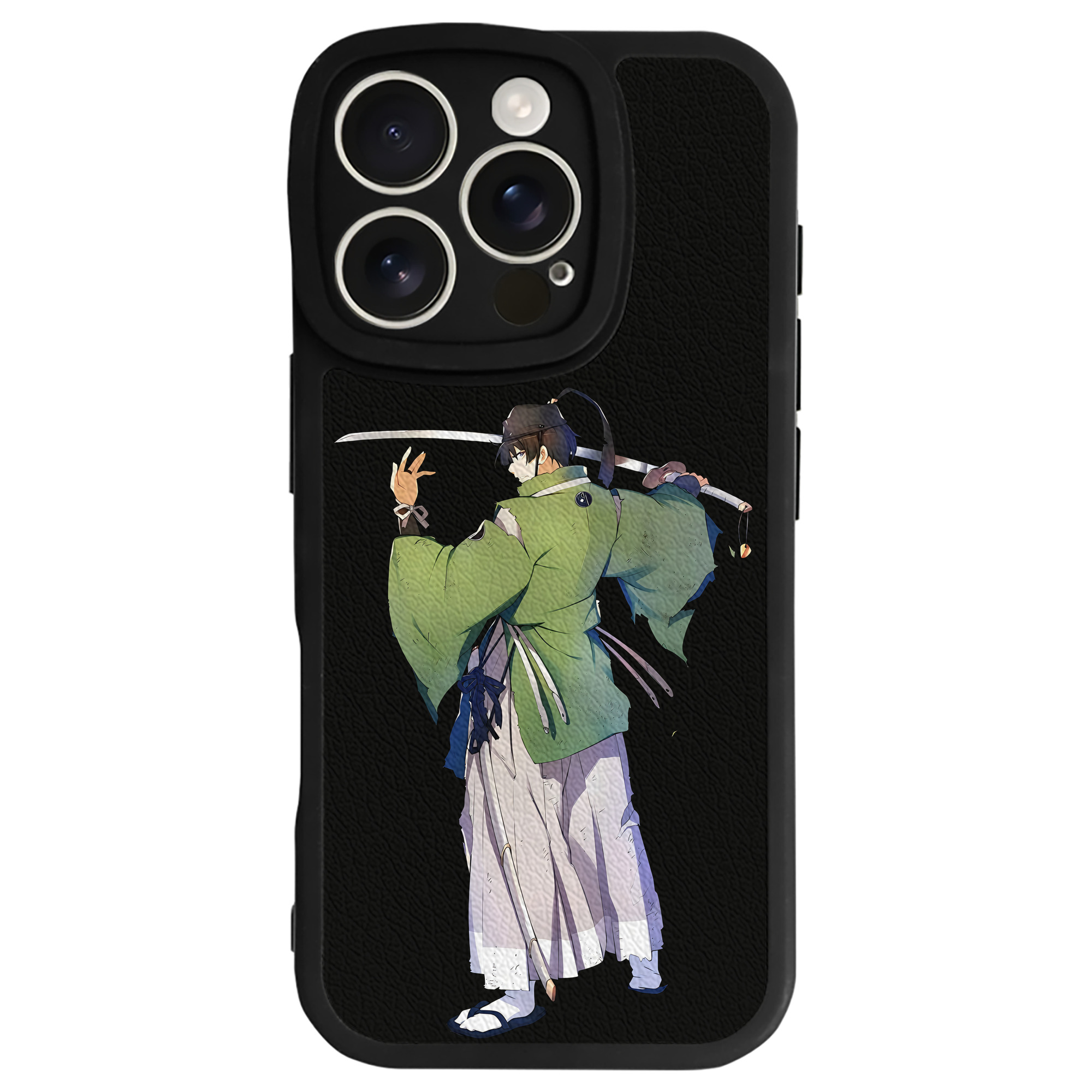 （画像用） 刀剣乱舞 Touken Ranbu 【iPhone 16シリーズ対応】シリコンスマホケース（レザー調） 材質：シリコン